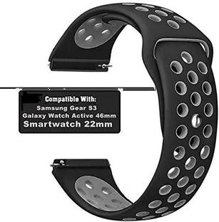 Big Wings Soft Silicone 22mm Band Strap Compatible for Galaxy Watch 3 45mm/Galaxy 46mm/Gear S3 Frontier,Classic/Amazfit Pace Stratos,Stratos+,Stratos3 /Huawei GT2 46mm/Honor Magic Watch 2 (46mm) & Smartwatch with 22mm Lugs Smart Watch Strap