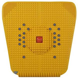 VIVAAN combo Acupressure Mat Relieve Stress Pain Acupuncture Massager (Yellow) Yellow 6 mm Accupressure Mat