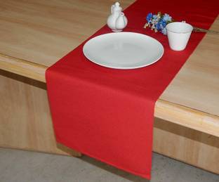 Home Colors Red 132 cm Reversible Table Runner