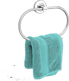 Caisson Royalty Bathroom Stainless Steel Oval Shape Towel Ring Holder Silver Towel Holder