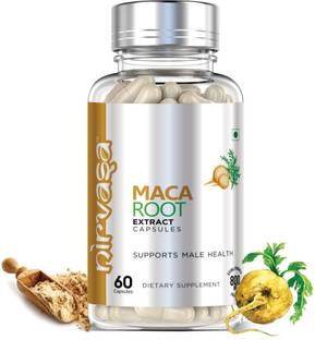 Nirvasa Maca Root Capsules Enriched with Maca Root Extract for Men