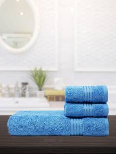 TRIDENT Cotton 400 GSM Bath, Hand Towel Set