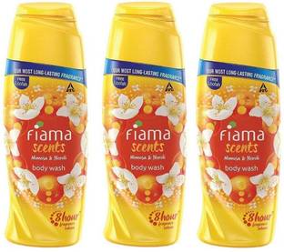 FIAMA Scents Mimosa & Neroli Body Wash 100ML With Loofah 3Pcs