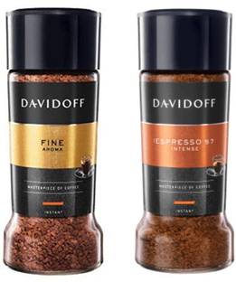 Davidoff Fine Aroma + Espresso 57 Intense| Instant Coffee |(100g x2) Instant Coffee