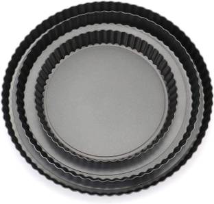 ALAMDAAR Polypropylene Kitchen & Dining Anti Slip Serving Tray, 33 x 15 cm, Black Tray