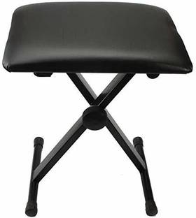Blueberry R-29 Adjustable Piano Keyboard Bench, X-Style Bench Stool Chair Seat High-Density Sponges Non-Skid Design Saddle/Motorcycle Top Drum Throne