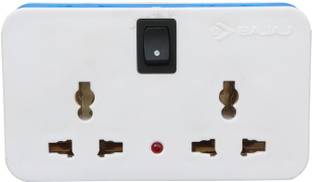 BAJAJ 4 Way Multiplug 6A 11004 Three Pin Plug