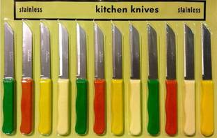 mega shine 12 Pc Steel Knife Set kitchenware knife set for house hold 12pcs