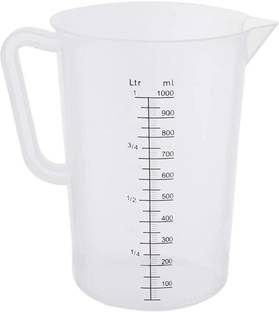Indiginous Professional Premium Quality Measure Jug 1-Litre For Kitchen , School , Lab Measuring Cup