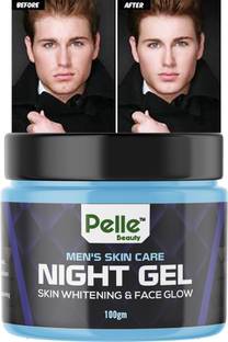 Pelle Beauty Men's Night Gel _ for all skin types _ skin whitening & Brightning _For Men _100gm