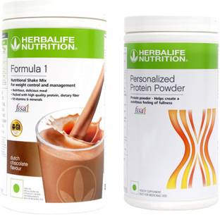 HERBALIFE Formula1 Shake - Chocolate Flavor With Personalized Protein Powder 400 Gram Plant-Based Protein