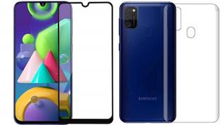 4 YARDS Front and Back Tempered Glass for Samsung Galaxy M21 (11-D)