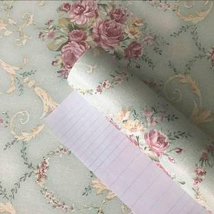 WolTop Floral & Botanical Multicolor Wallpaper