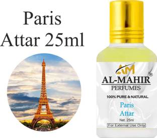 Al-Mahir Paris Attar 25ml For Unisex - Pure Natural (Non-Alcoholic) Floral Attar Floral Attar