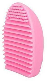 Red Square Silicone Brush Egg Cosmetic Makeup Brush Cleaner