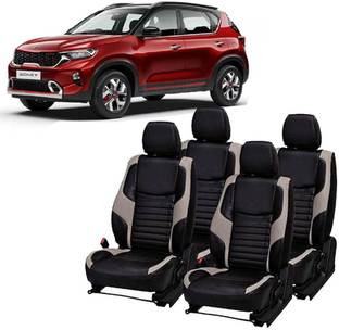 JMDi Leatherette Car Seat Cover For Kia Sonet