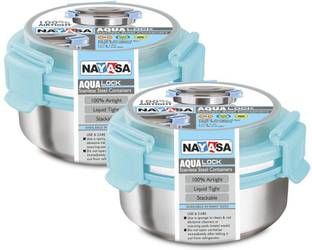 NAYASA Steel Grocery Container  - 300 ml