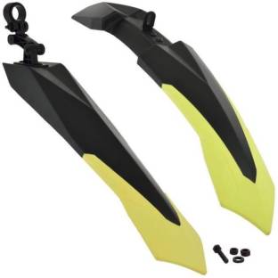 ShreNik Cycle Mudguard For Bicycle Fender Set MTB Mountain Bikes Stylish Dual Color Clip-on Front & Rear Fender