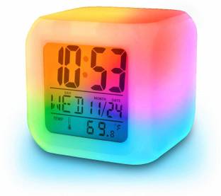 ganesha Handicraft Analog-Digital Multicolor Clock