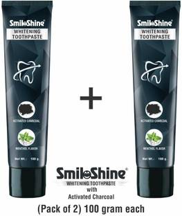 SmiloShine Teeth Whitening Toothpaste with Activated Charcoal Toothpaste
