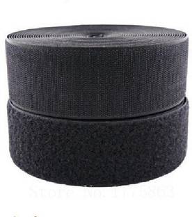 Vardhman Velcro tape industial quality , 2 inches ( 50 m ) width,color black, pack of 5 mts Sew-on Velcro