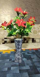 RESILIENCE Artificial Plants with Wooden Pot Wild Artificial Plant  with Pot