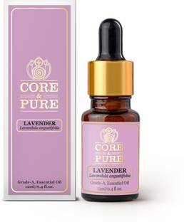 CORE & PURE Lavender Grade-A, Essential Oil- Helps in Skin Lightening, Relaxation, Burns, Scars |Natural, Potent