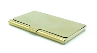Epraiser SS Premium Quality Glossy Golden Silver Designer Visiting Card / Business Card / Credit Card Holder 20 Card Holder