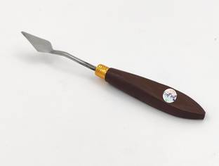 CRAFTWAFT No 18 Individual Stainless Steel Artists Palette Knife,Spatula Palette Knife Paint Mixing Scraper,Thin and Flexible Art Tools for Oil Painting, Acrylic Mixing, Etc.