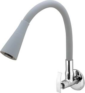 Prestige Passion Flexo SmartBuy Flexible Sink Faucet - Flxo Play (With 360 Degree Flexible Silicon Hose & Dual Flow Pattern) Cold Water Tap Grey Pillar Tap Faucet