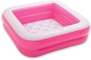 Zooglu Square Baby Bath Tub pink Inflatable Pool Inflatable Swimming Pool