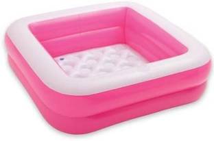 Zooglu Square Baby Bath Tub pink Inflatable Pool Inflatable Swimming Pool