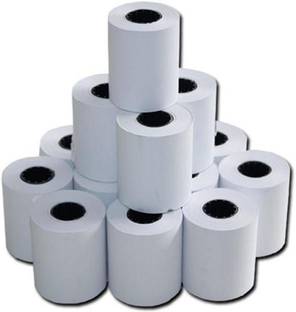 DRMS STORE Thermal Paper rolls 2 inch Billing Machine Thermal Paper Rolls 57mm(Width)x25meter(Length)- Pack of 20 Rolls 57mm 70 gsm Thermal Paper