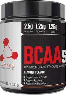Mypro Sport Nutrition Premium BCAA’s with 5G of Pure Proven 2:1:1 Ratio Muscle Recovery Muscle Protein BCAA