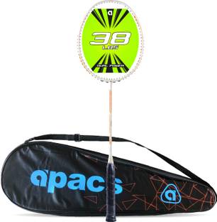 apacs Dual Power & Speed (38 LBS) White, Orange Unstrung Badminton Racquet