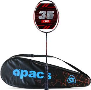 apacs Z-Fusion (35LBS, 80G) Black, Red Unstrung Badminton Racquet