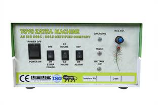 Toyo Zatka Machine Solar Fence Energizer for Crops Agriculture Farms Protection System (Area Covered 30 Acres) MPPT Solar Charge Controller