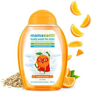 Mamaearth Original Orange Body Wash For Kids with Orange & Oat Protein