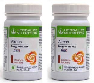HERBALIFE Afresh Energy Drinks Mix Cinnamon 2 Pcs Flavour (2 pcs ) Energy Drink