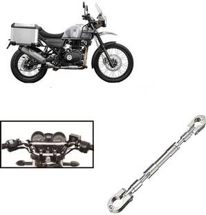 Qiisx Motorcycle Handlebar Cross Bar Silver for Royal Enfield Himalayan Handle Bar