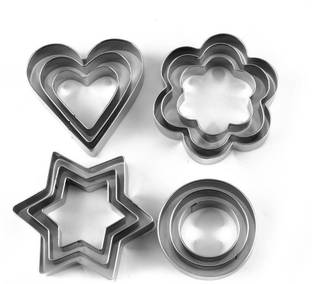 R S Royal Cookie Cutter Set Combo Metal Kitchen Tool Set