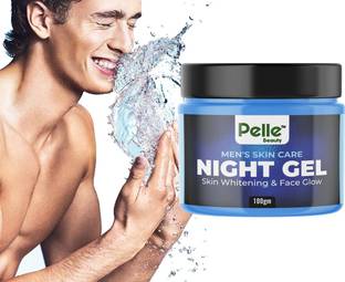 Pelle Beauty Men's Night Gel_ Skin Whitening ___& Face Glow _100gm