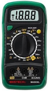 Mastech MAS830L Digital Multimeter With Calibration Certificate Digital Multimeter