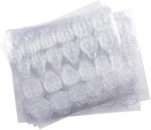 Creative Fingers 10 Sheets 240 Nail Glue Stickers for False nail extension & Nail Art double sided