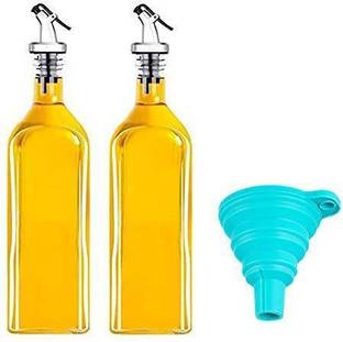 crecklo 1000 ml Cooking Oil Dispenser Set