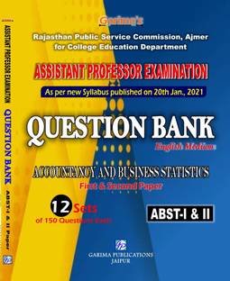 Assistant Professor Accountancy Question Bank ABST