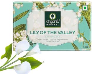 Organic Harvest Lily of The Valley Bathing Bar, For Skin Moisturisation, Ideal For All Skin Types, 100% Organic, Paraben & Sulphate Free