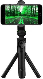 Casa Tech XT-02 Bluetooth tripod & Selfie Stick wireless (Black, Remote Included) Tripod Tripod