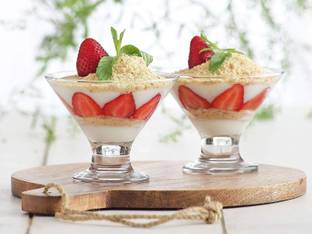 Priza Enterprise Glass Candy Bowl Crystal Glass Ice cream bowl Plain 130ml pack of 2