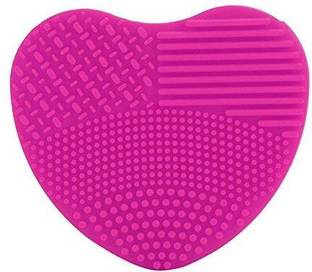बोल्ट Silicone Fashion Egg Cleaning Glove Makeup Washing Brush Scrubber Heart Shape Tool Cleaners #30